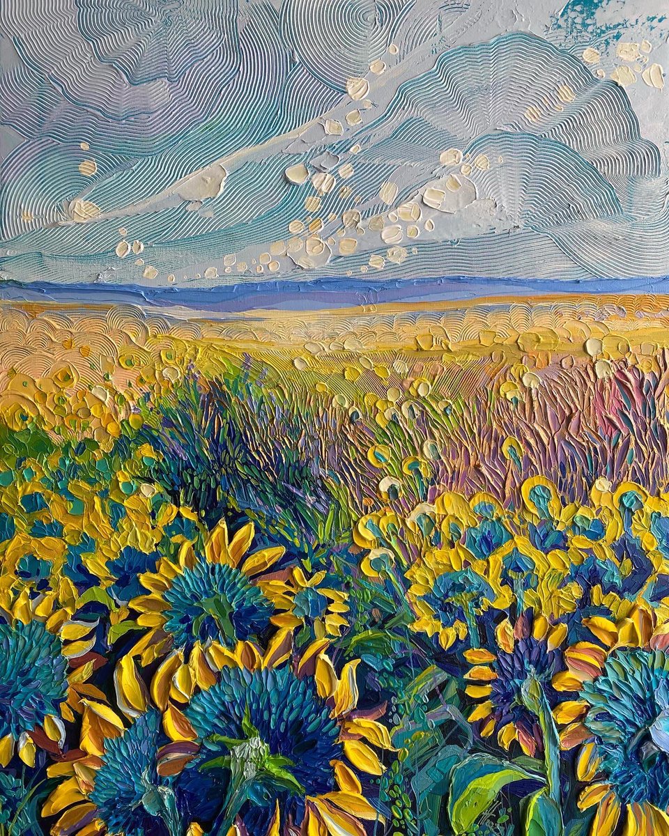 acrylic on canvas 60*80 cm "East and West" 2022