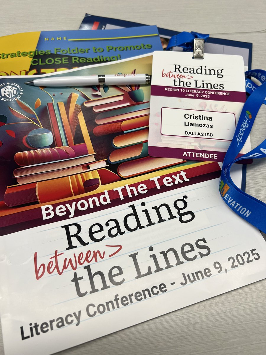 Cristina Llamozas (@cristillamozas) on Twitter photo Starting the day with <a href="/Region10ESC/">Region 10 ESC</a> at the Reading Between the Lines Literacy Conference ππ€ Starting the day with <a href="/Region10ESC/">Region 10 ESC</a> at the Reading Between the Lines Literacy Conference ππ€