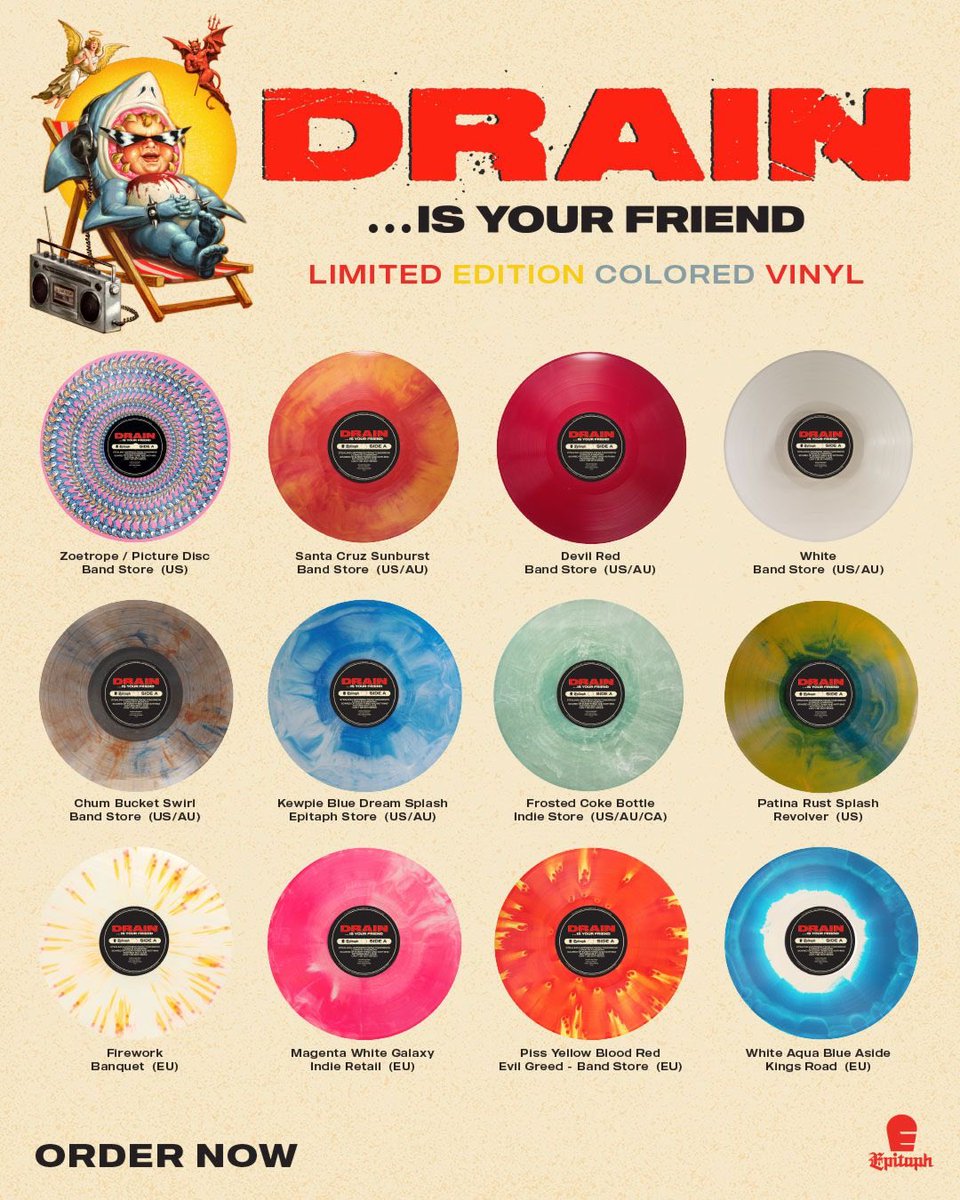 drain831's tweet image. drain831.com
…IS YOUR FRIEND 🌀
New album out Nov 7th on @epitaphrecords !
“Nights Like These” out NOW with limited vinyl out on @hardlorepod !
THANK YOU 🙏 ❤️