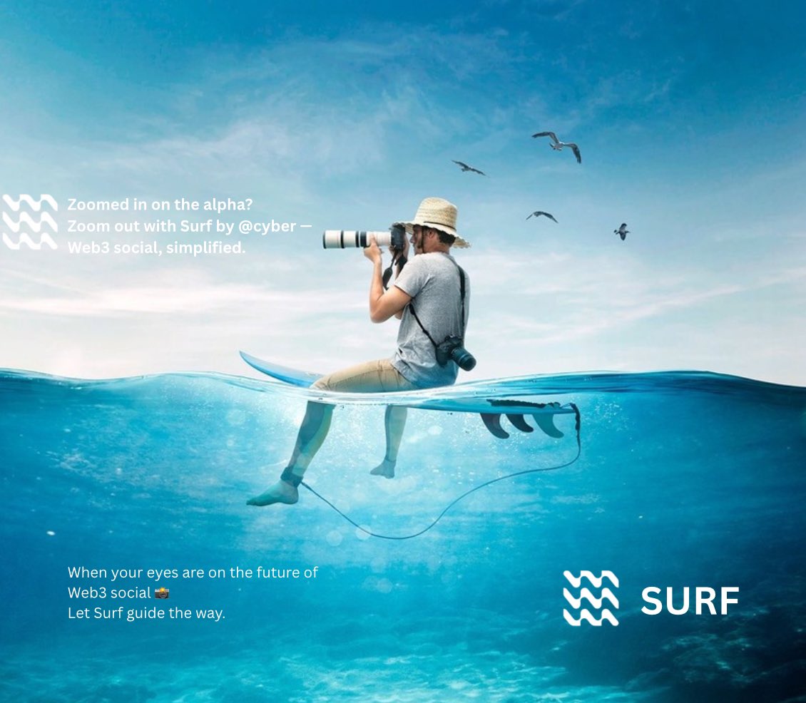 dollacrypt345's tweet photo. Surfing the @Web3 wave with @surfai 🌊
No noise. Just signal.
Discover real decentralized social on @surfai 

#Cyber #SurfApp #Web3Social https://t.co/taXMzBYDxL