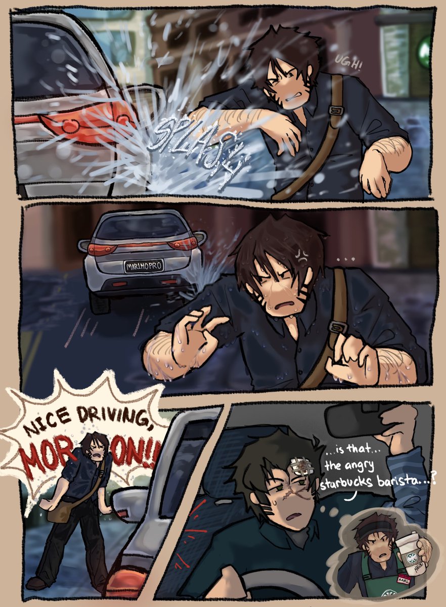 marimopro's tweet photo. I think this is the last Guts and blackpowder modern AU of Karl and ferryboy for now https://t.co/mD5w01qpJ1