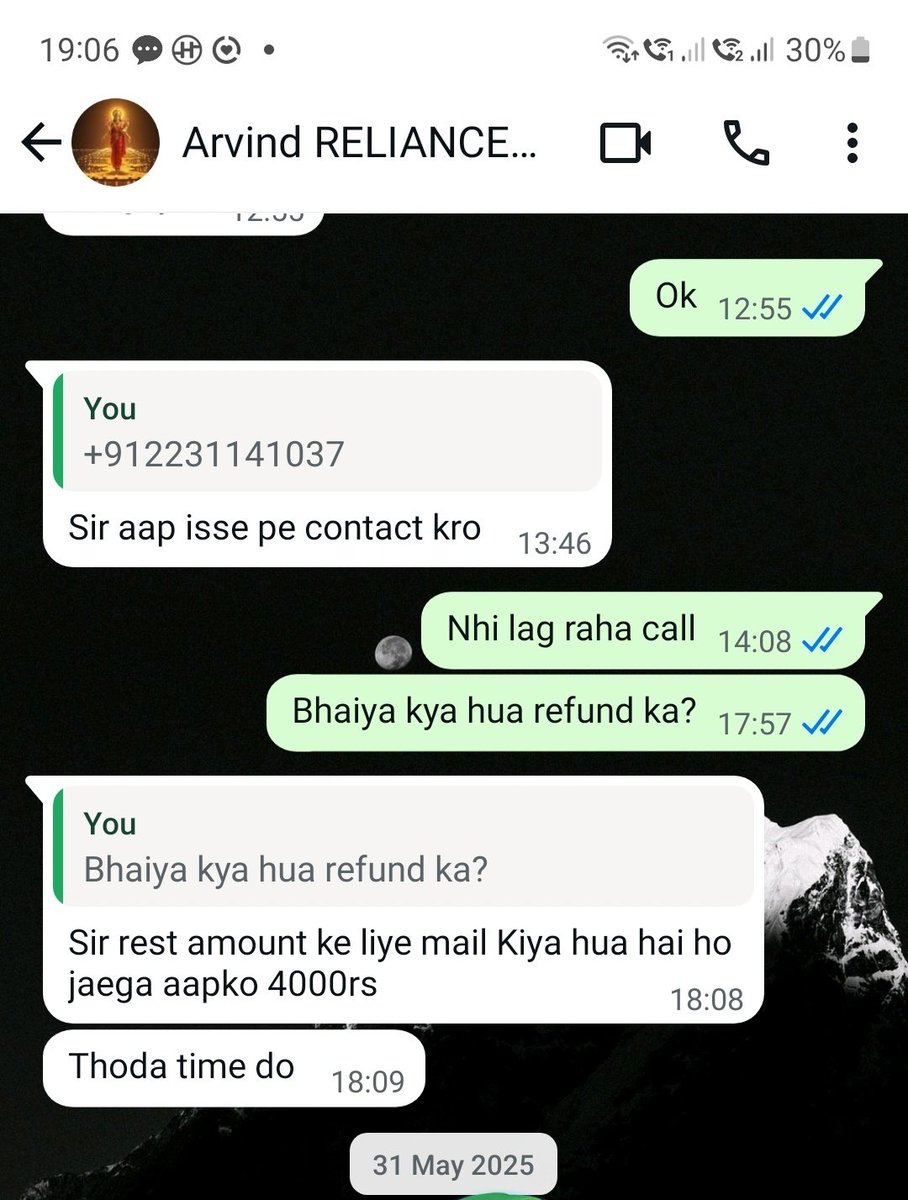 __rohitsharma__'s tweet photo. @RelianceDigital
I feel cheated and ignored. This is nothing short of betrayal.
Is this how you treat genuine customers?
I expected honesty, not harassment.
Will I ever get a resolution or just more silence? #TerribleService https://t.co/mNXN15tLwV