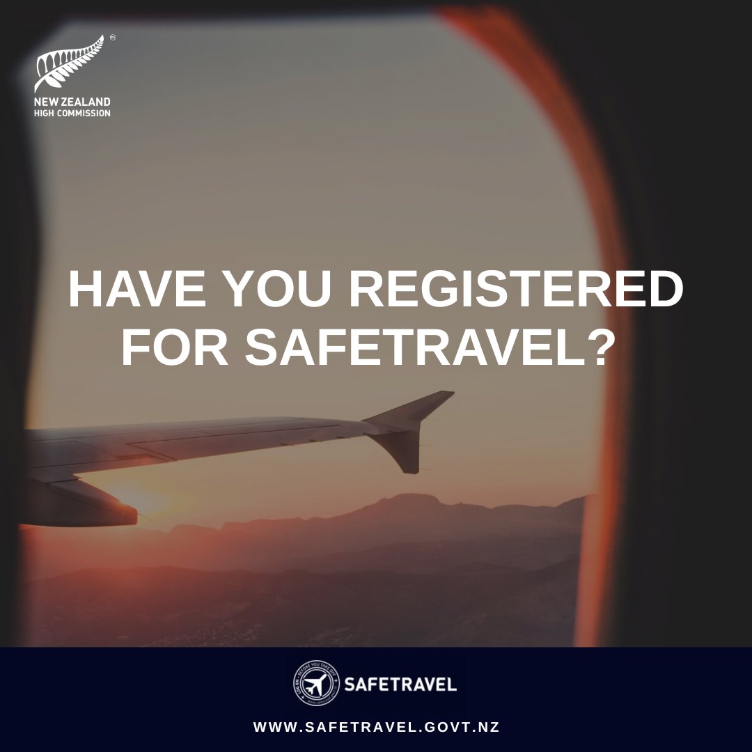 If you're a Kiwi taking off on your summer travels, here's a reminder to register with SafeTravel.

You can find the latest travel advisories on the SafeTravel website. Once you've registered, you'll be kept up to date with alerts for your destination.
safetravel.govt.nz/destinations/u…