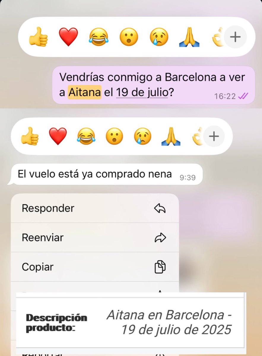 Ha sido más fácil de lo que me esperaba, NOS VAMOS A BARCELONA A VER A AITANA <a href="/Aitanax/">AITANA</a> 🥹🥹🥹🥹🥹🥹