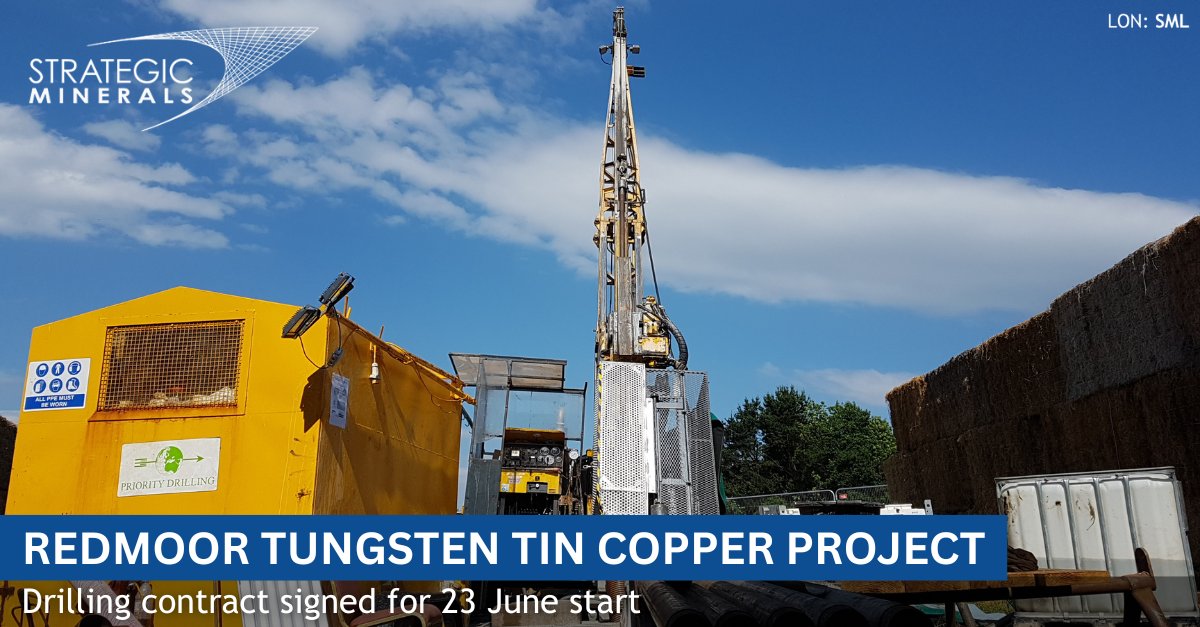 ππππ
°ππ
΄π
Άπ
Έπ
² π
Όπ
Έπ
½π
΄ππ
°π
»π (@sml_minerals) on Twitter photo 5,300m of diamond core drilling starting 23 June with <a href="/PriorityDrill/">Priority Drilling Ltd</a>.
Data will be used to inform a new Mineral Resource Estimate.
πshorturl.at/r0jqa
#Tungsten #Tin #Copper #Cornwall #Mining #UKSPF #CIOSGOODGROWTH
<a href="/CIOSGoodGrowth/">CIOS Good Growth Fund</a> 5,300m of diamond core drilling starting 23 June with <a href="/PriorityDrill/">Priority Drilling Ltd</a>.
Data will be used to inform a new Mineral Resource Estimate.
πshorturl.at/r0jqa
#Tungsten #Tin #Copper #Cornwall #Mining #UKSPF #CIOSGOODGROWTH
<a href="/CIOSGoodGrowth/">CIOS Good Growth Fund</a>