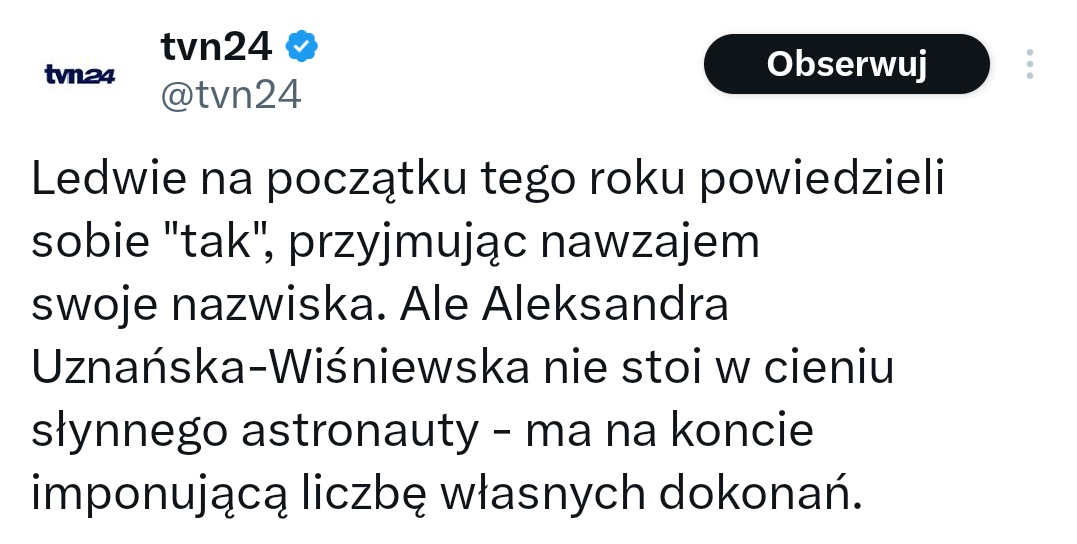 To prawda, Aleksandra Wiśniewska ma na koncie imponującą liczbę własnych dokonań.

Zapraszam na nitkę z jedynie niektórymi z nich 🧵⬇️