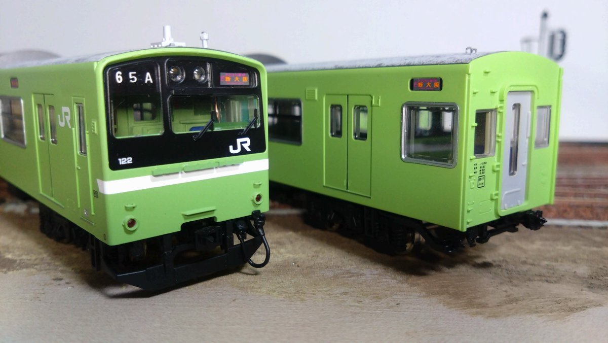 おおさか東線経由新大阪行です😐 #プラム #PLUM #201系 #鉄道模型 #JR
