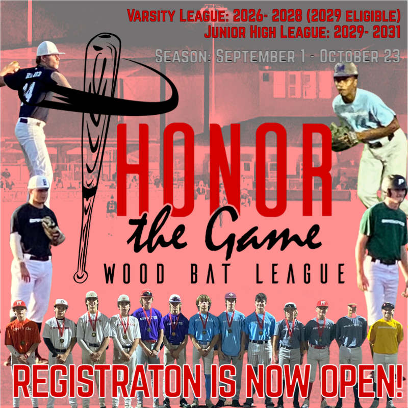2025 HTG Wood Bat League @ the HOOVER MET COMPLEX - HOOVER, AL

REGISTRATION IS NOW OPEN!!  REGISTER TO SAVE YOUR SPOT!! Premier wood bat league w/ 2 divisions, JH Division &amp; HS Division.

For more information or to register:
honorthegame.leagueapps.com/clubteams/4598…