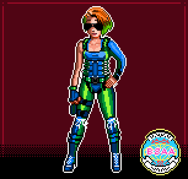 DougyFreshArt (comms open) (@digdougart) on Twitter photo 'I Miss the 80's' 
Jill variant outfit π€π
#ResidentEvil #Resistance 'I Miss the 80's' 
Jill variant outfit π€π
#ResidentEvil #Resistance