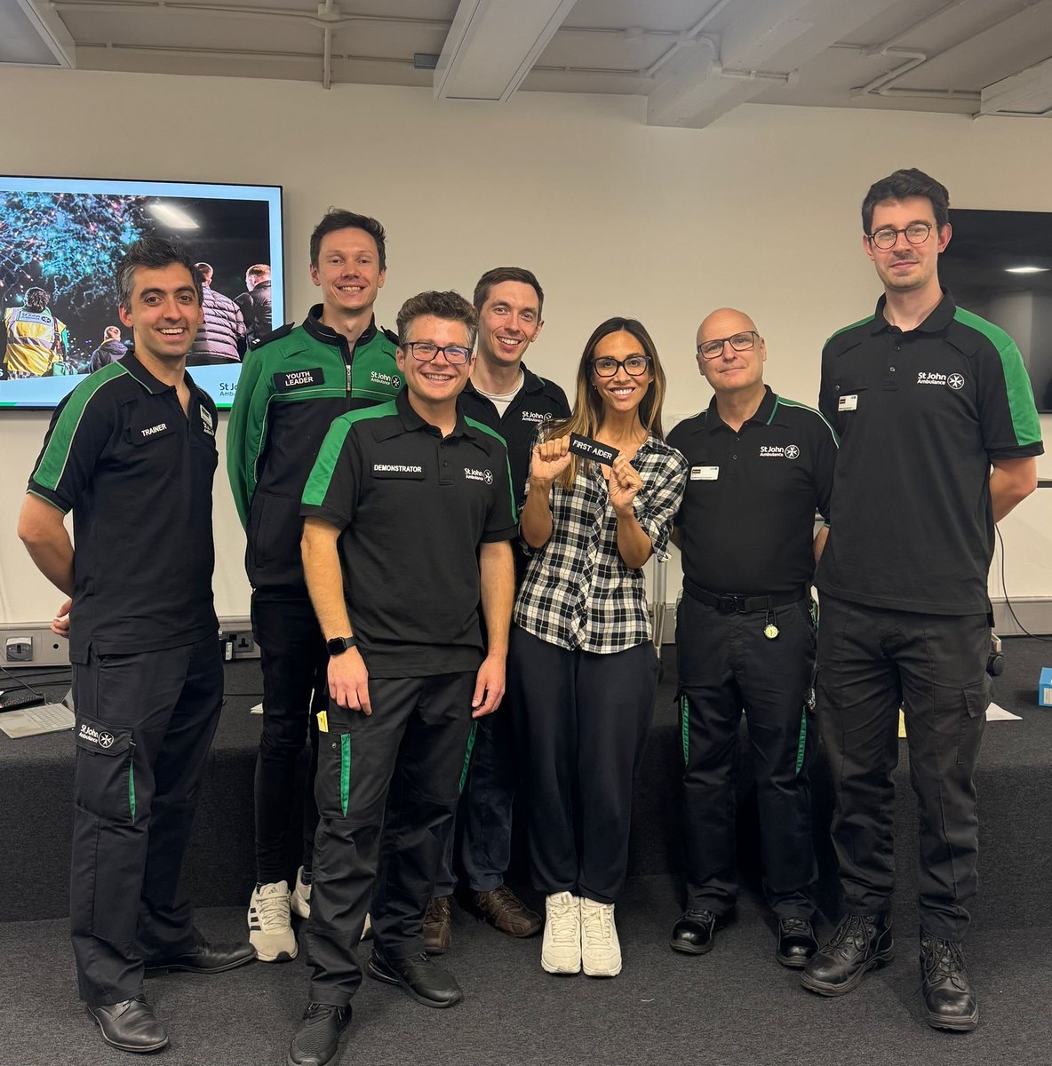 RichSalter's tweet image. Huge congratulations to @KlassMyleene, our newest volunteer Community First Aider at St John Ambulance! 🎉
It was a real pleasure to play a small part in your training - well done! ⛑️