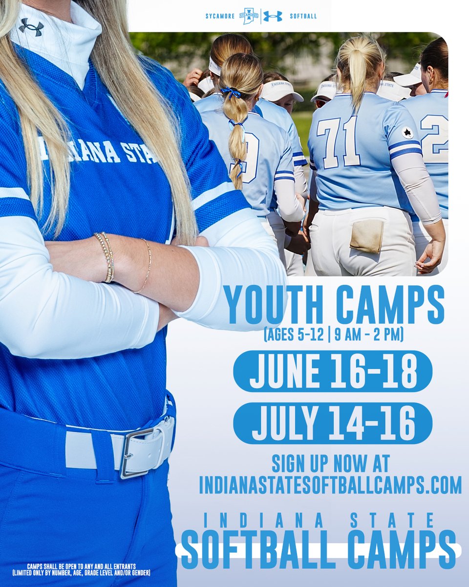 IndStSoftball's tweet image. We&apos;re one week out from the first @IndStSoftball Summer Youth Camp at Price Field!

Don&apos;t miss out on your chance to sign up and be a part of it today!
tinyurl.com/yvt9ybyc

#MarchOn