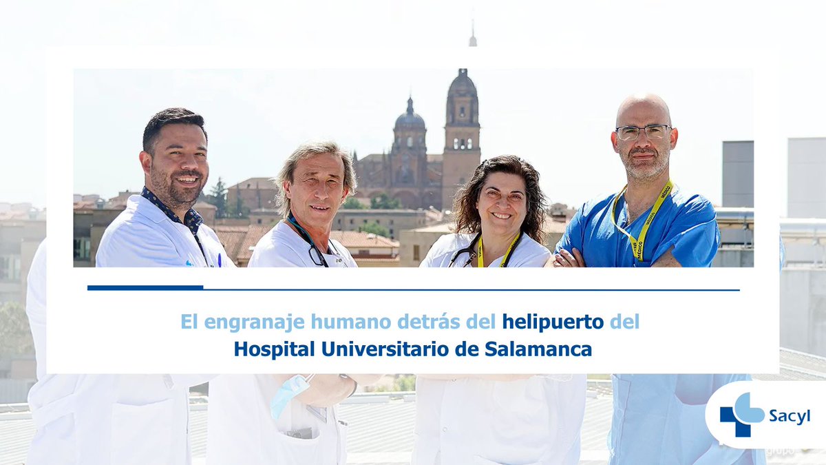 Salud JCYL (@salud_jcyl) on Twitter photo 🚁 El helipuerto del Hospital de Salamanca salva tiempo y vidas
🔹 Protocolo inmediato
🔹 Equipos sincronizados
🔹 Traslado en 2-5 min
💡 Cada 10 minutos de retraso en un infarto = +7% de mortalidad
#Sacyl #CastillaYLeón
tribunasalamanca.com/noticias/40679… vía <a href="/TribunaSal/">Tribuna Salamanca</a> 🚁 El helipuerto del Hospital de Salamanca salva tiempo y vidas
🔹 Protocolo inmediato
🔹 Equipos sincronizados
🔹 Traslado en 2-5 min
💡 Cada 10 minutos de retraso en un infarto = +7% de mortalidad
#Sacyl #CastillaYLeón
tribunasalamanca.com/noticias/40679… vía <a href="/TribunaSal/">Tribuna Salamanca</a>