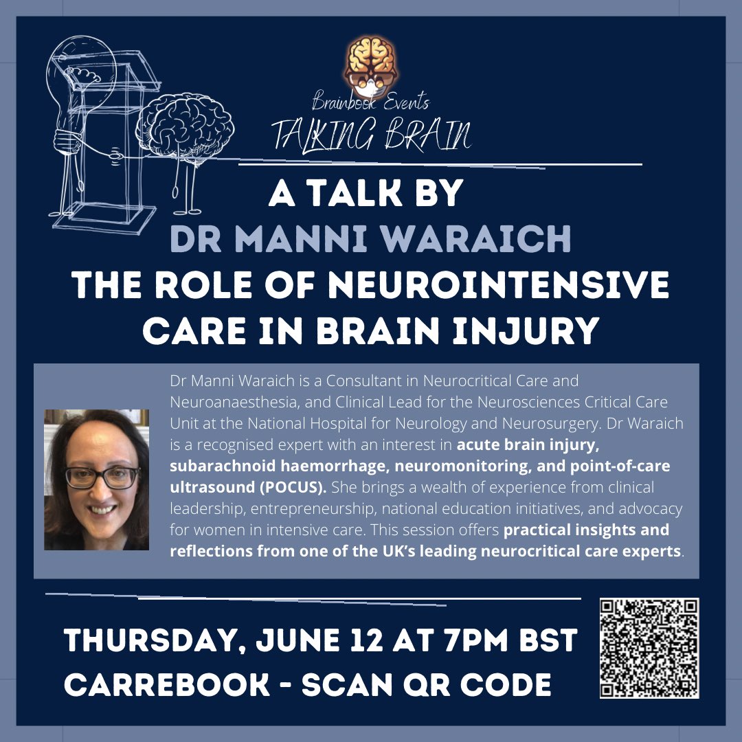 Join us on Thursday for another talk in the taking brain series with dr Manni Waraich ! 🧠 register via QR code or careerbook.co.uk/events/talking…