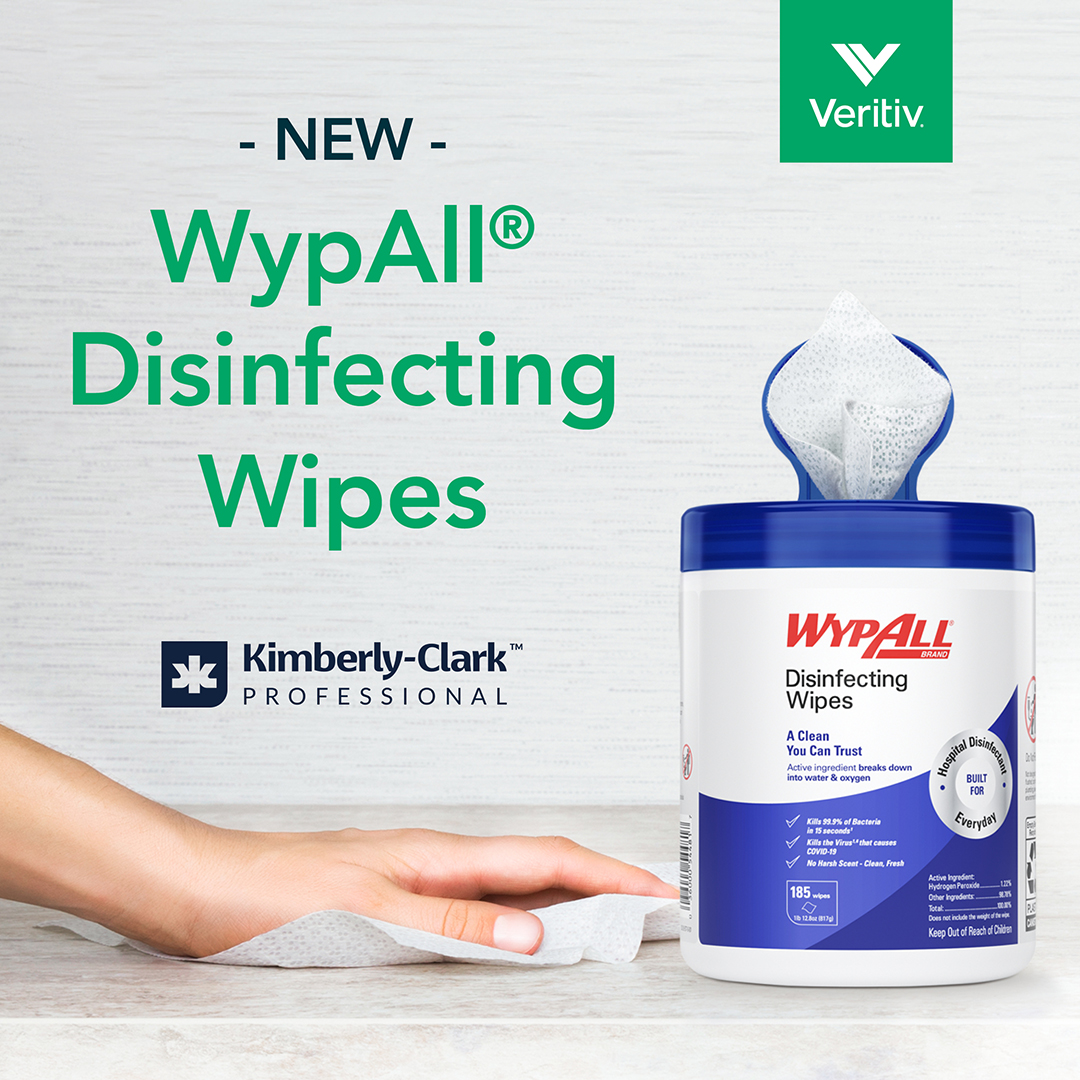 Learn how Veritiv helps you keep workplaces #clean and #safe with WypAll® Disinfecting Wipes. Friendly for people, planet, and your pocketbook! bit.ly/3TepY3P