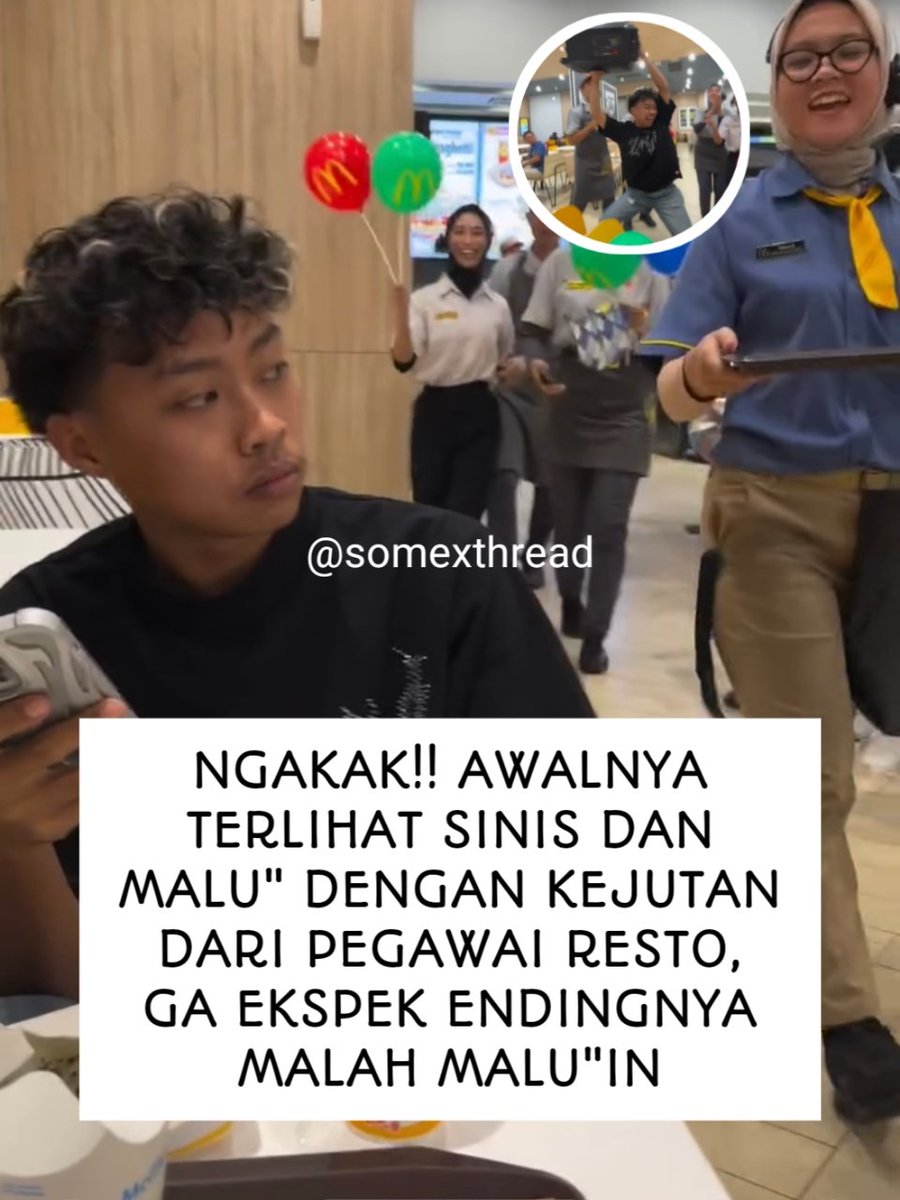 Kaget banget, tiba" ekspresinya berubah 180° setelah dikasih kejutan ulang tahun🤣🤣

ga ekspek bakal sebrutal itu😭👊