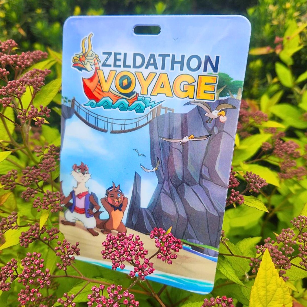 Don't miss <a href="/Zeldathon/">Zeldathon</a> Voyage (6/9 - 6/14), a free online event that raises money for charity! ⚔️🎮

Staff will also be rocking these awesome Wind Waker themed badges, sponsored by pc/nametag. 😎

#zeldathon #zelda #loz #totk #botw #windwaker #conventions #legendofzelda