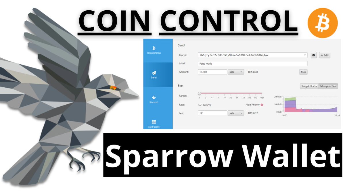 Btcdesdecero's tweet image. Coin Control con Sparrow Wallet| Aprende a Gestionar tus #UTXOs en Bitcoin 🕊️

En este video vemos qué es el Coin Control y por qué es crucial si quieres tener un buen control sobre tu Bitcoin.🥷

¡Miralo Aquí! 👉 youtu.be/xNjCJRx0Pnk

#Coincontrol #Sparrowwallet #Bitcoin