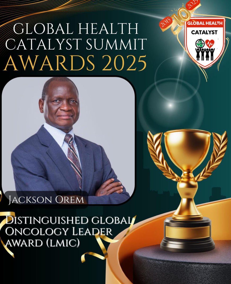 RobieKakonge_'s tweet image. 🇺🇬 Happy Heroes' Day! I was honored this weekend to present an award to Dr. @JacksonOrem, Director of the @UgandaCancerIns, he received Global Health Catalyst's Distinguished Global Oncology Leader Award at the HOPE Summit at @MIT_CSAIL.
As a Keynote Speaker, l discussed…