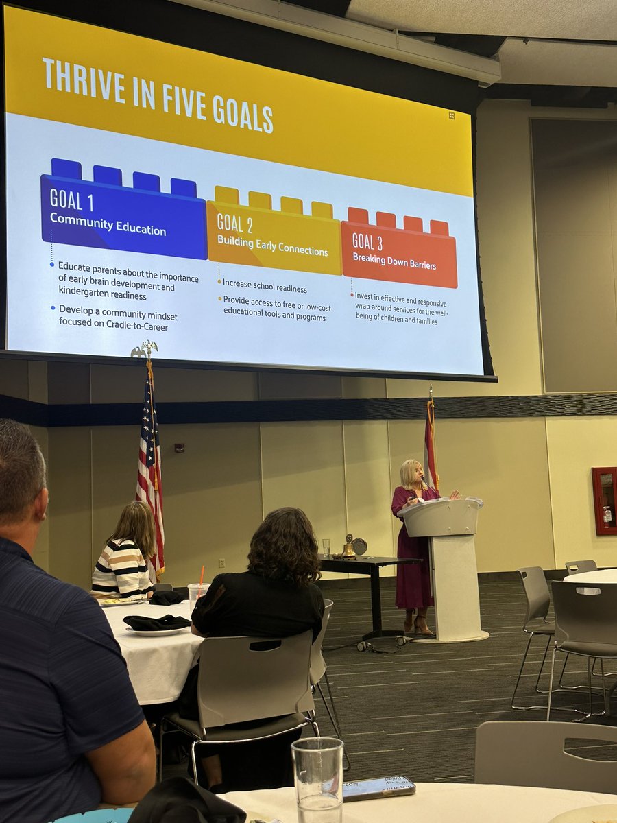 Kerry Pedraza with <a href="/UnitedWayCCMC/">United Way</a> presented at #SpringfieldRotary on several new initiatives to support our 3-county region.