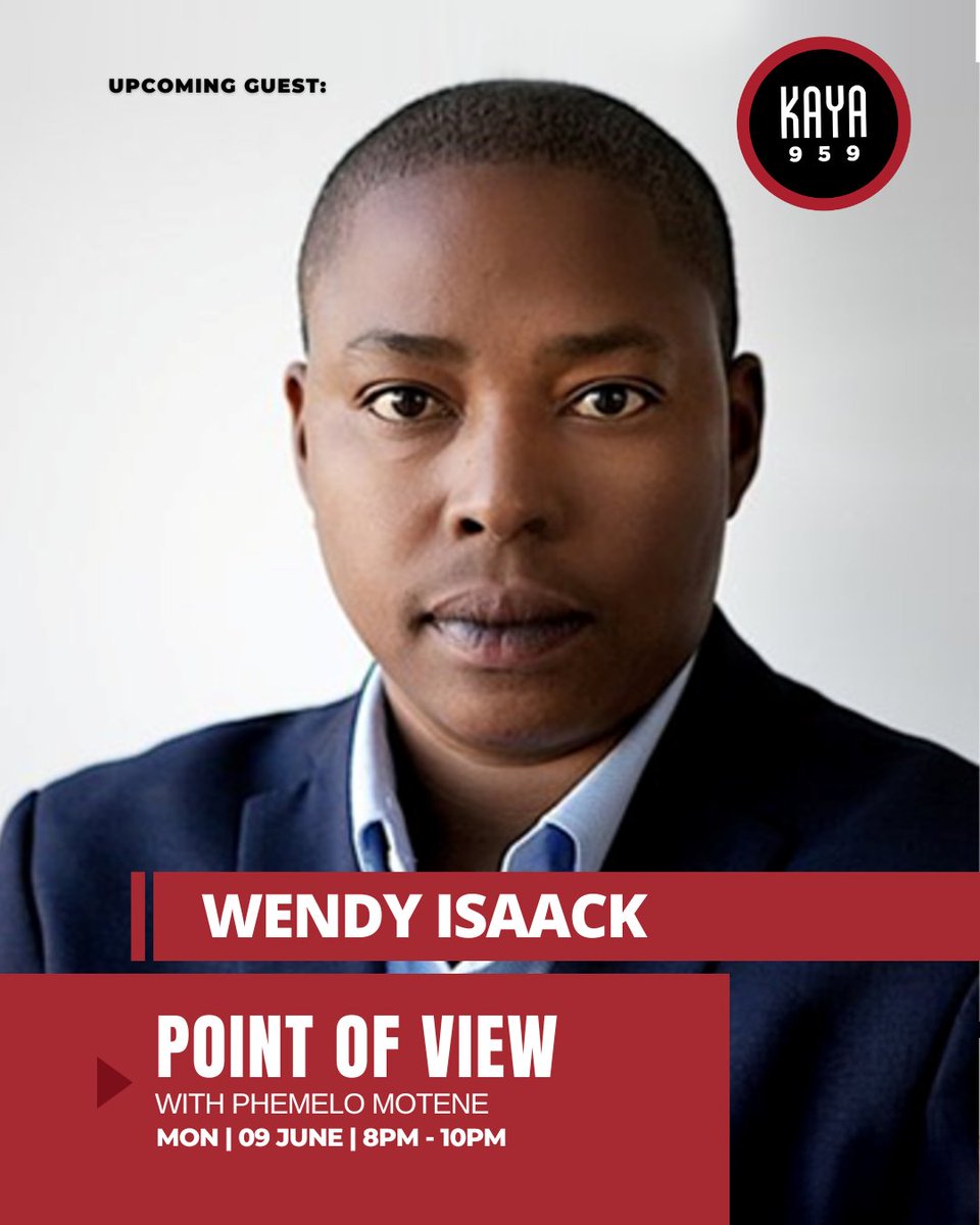 Activist, Human Rights lawyer and writer, Wendy Isaack chats with Phemelo Motene on Monday 9 June at 20h00.

#KayaPOV 

kaya959.co.za