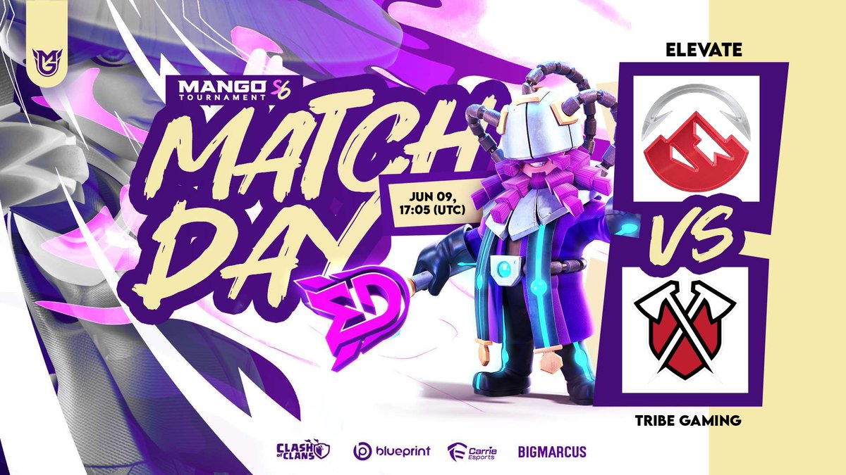 🟣 LIVEEEEEEEEE!

Se viene la GUERRAZA de la JORNADA! Primer Stream del Día!😍

🏆 Mango Tournament - QF

✅ ELEVATE 🆚 Tribe Gaming

TODO el MUNDO para DENTRO! ❤

📺 twitch.tv/style_coc