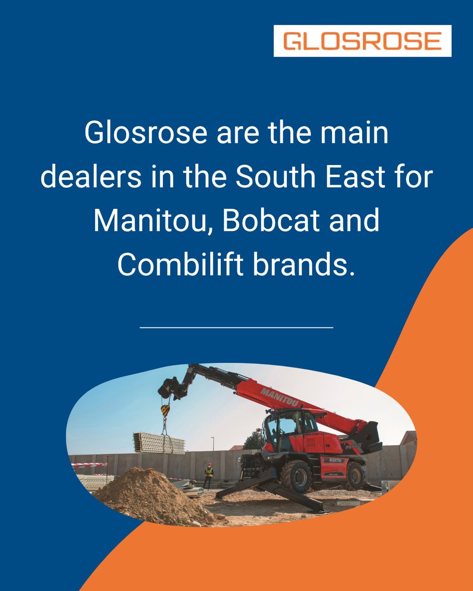 We’re proud to be official main dealers for industry-leading brands.

Shop our range now: ow.ly/598j50W3sST

#Glosrose #MainDealers #ManitouUK #BobcatUK #ConstructionEquipment #MaterialHandling #SouthEastBusiness