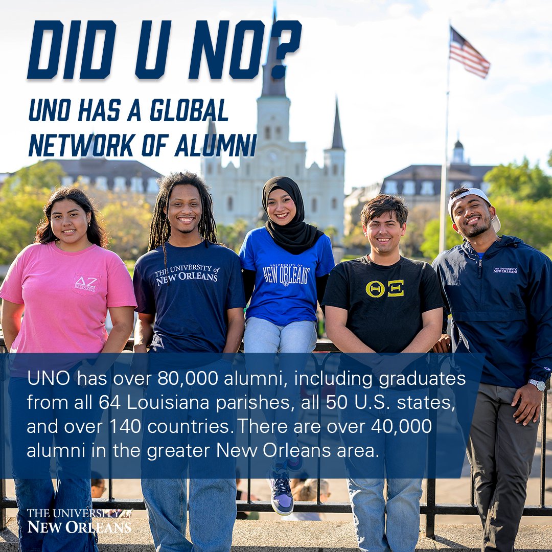 University of New Orleans tweet media