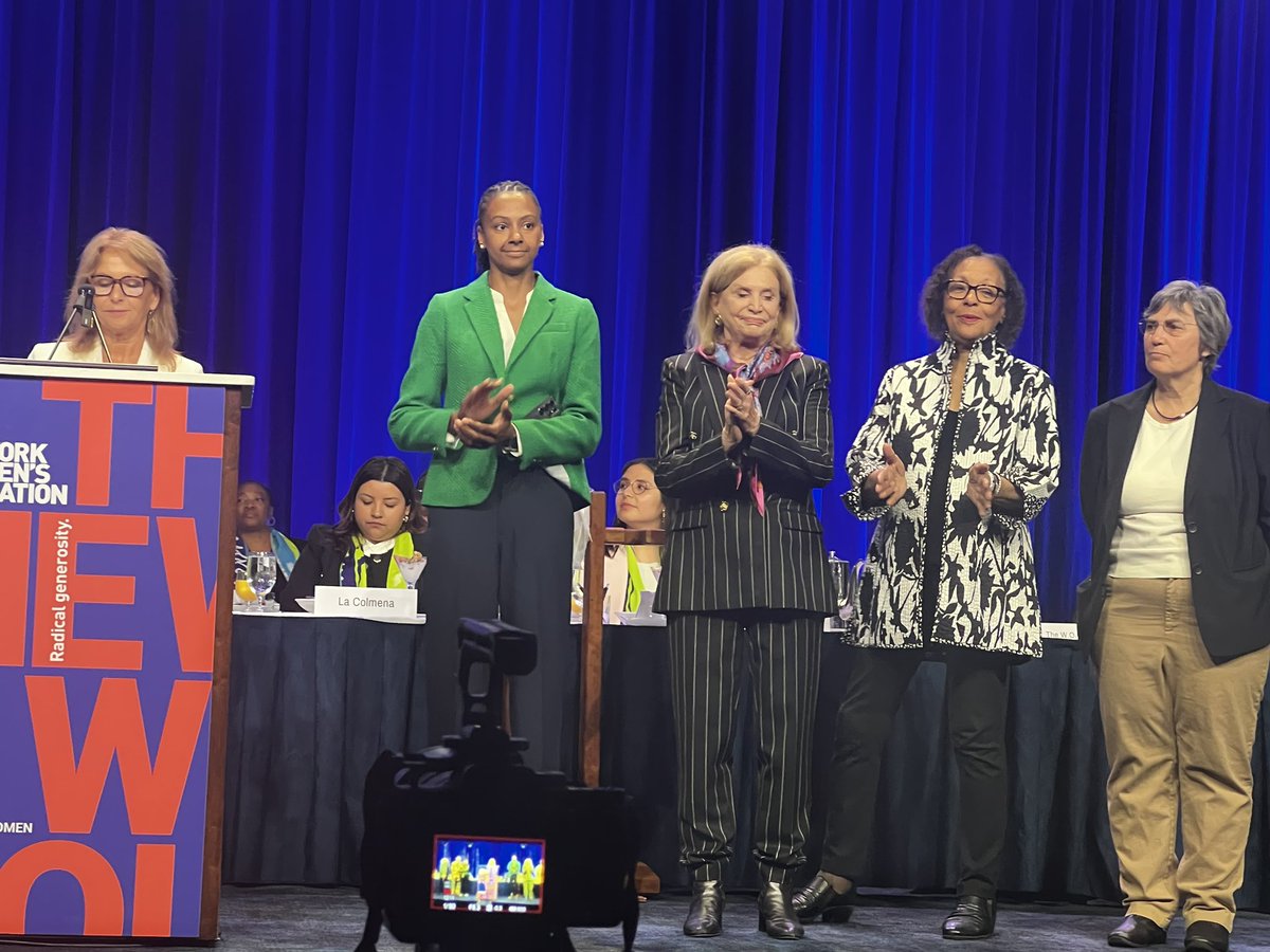 I was honored to receive an award along with the #ERACoalition from the #NewYorkWomensFoundation. It was great to share the moment with #ZakiyaThomas (left), #CarolJenkins (second from right) and #JessicaNeuwirth (right).