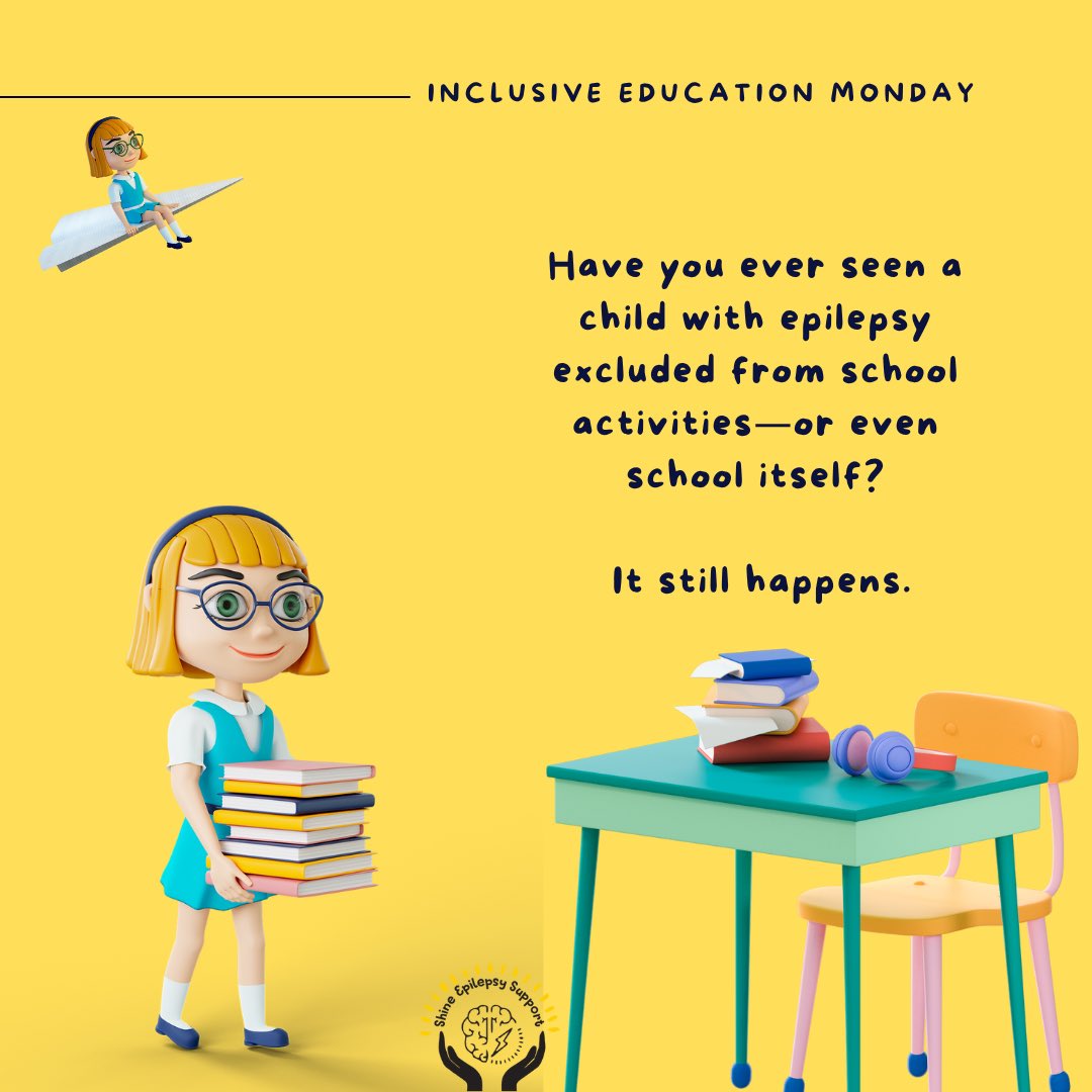 Kids with epilepsy deserve to learn, play, and grow just like anyone else.

Let’s speak up for inclusive education, because everyone belongs.

#InclusiveEducation #ShineForChildren #EveryChildCounts