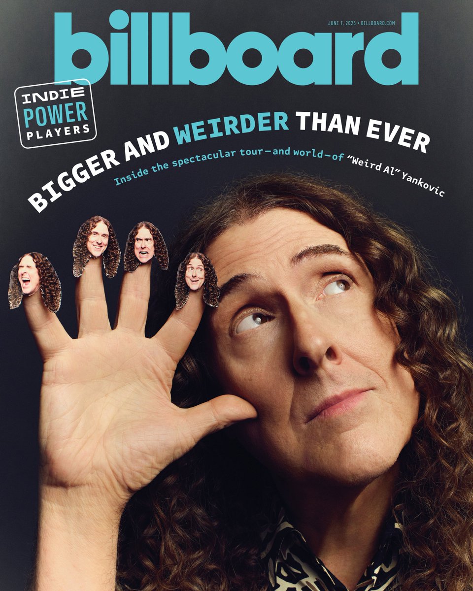 Inside the spectacular world of <a href="/alyankovic/">Al Yankovic</a> 🌍✨

Decades into his career, the parody king is still showing younger performers how to stand out — and stay in the game.

Read the cover story for Billboard's Indie Power Players issue: billboard.com/music/features…