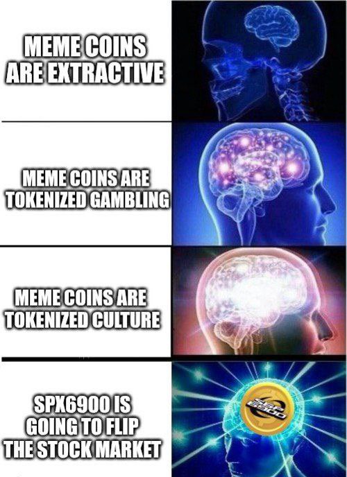 Murad 💹🧲 (@muststopmurad) on Twitter photo <a href="/shl/">Sahil Lavingia</a> Memes are the universal language and #SPX6900 is the schelling point.
As AI grows and makes human labor obsolete, human connection will become the biggest “utility”.
SPX6900 will go parabolic because in the age of accelerating AI, that which captures Human Connection and <a href="/shl/">Sahil Lavingia</a> Memes are the universal language and #SPX6900 is the schelling point.
As AI grows and makes human labor obsolete, human connection will become the biggest “utility”.
SPX6900 will go parabolic because in the age of accelerating AI, that which captures Human Connection and