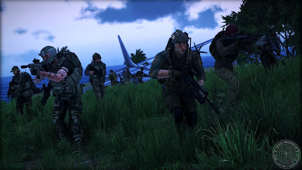 TheseusInc's tweet image. Theseus Air Service

After surviving an air crash, Theseus contractors pushed through hostile ground under fire to reach a distant exfil site.

📸 Check out our contractors' footage:
youtu.be/cdY5_QB6O6k
youtu.be/oyoBinvTD5Y

#Arma3 #ArmaPhotography @ArmaPlatform
