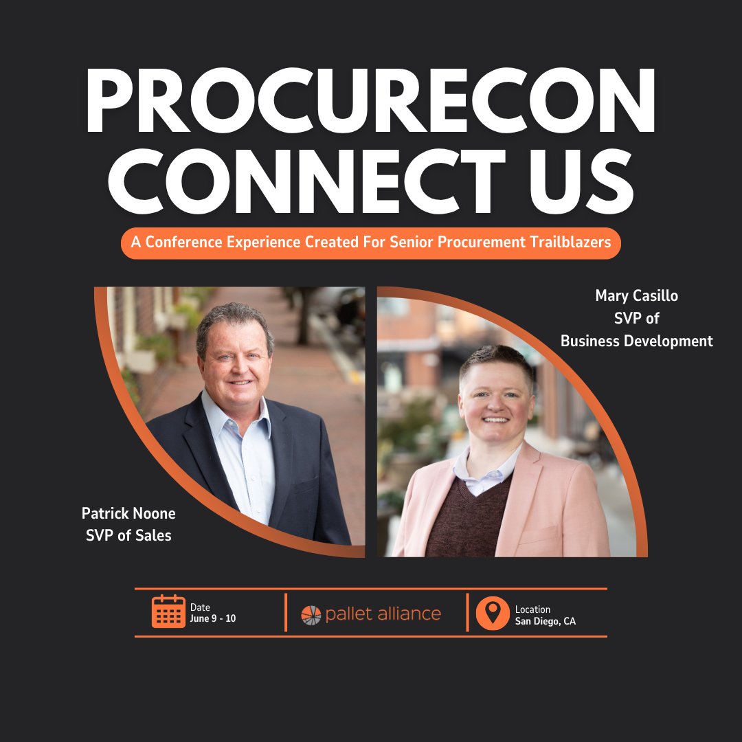 We’re at ProcureCon US Connect this week in San Diego! Don’t miss our SVP of Business Development presenting today at 2:10 PM PST on: The Pitfalls of Chasing Quick Savings in Procurement. 
#PalletAlliance #SupplyChain #Procurement