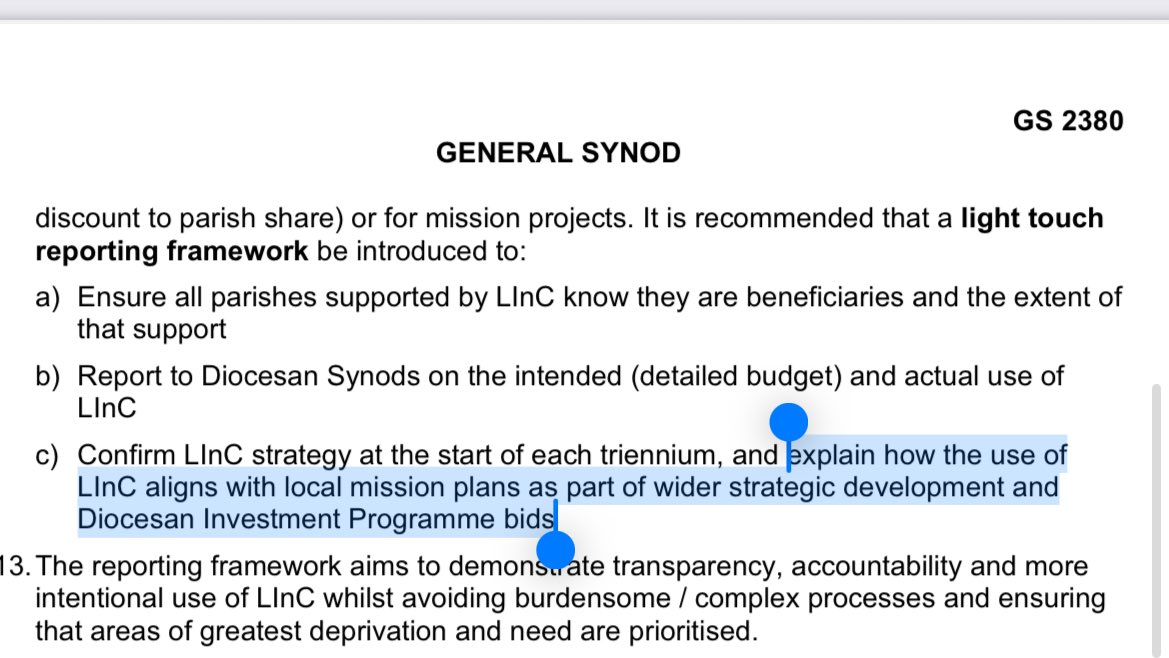 But it’s not all good: they’ve decided to tie that money up in their failed Vision and Strategy and make parishes dance like performing monkeys for the money that’s rightfully theirs. We had hoped they’d learned from the costly failures of the last decade not to do this.