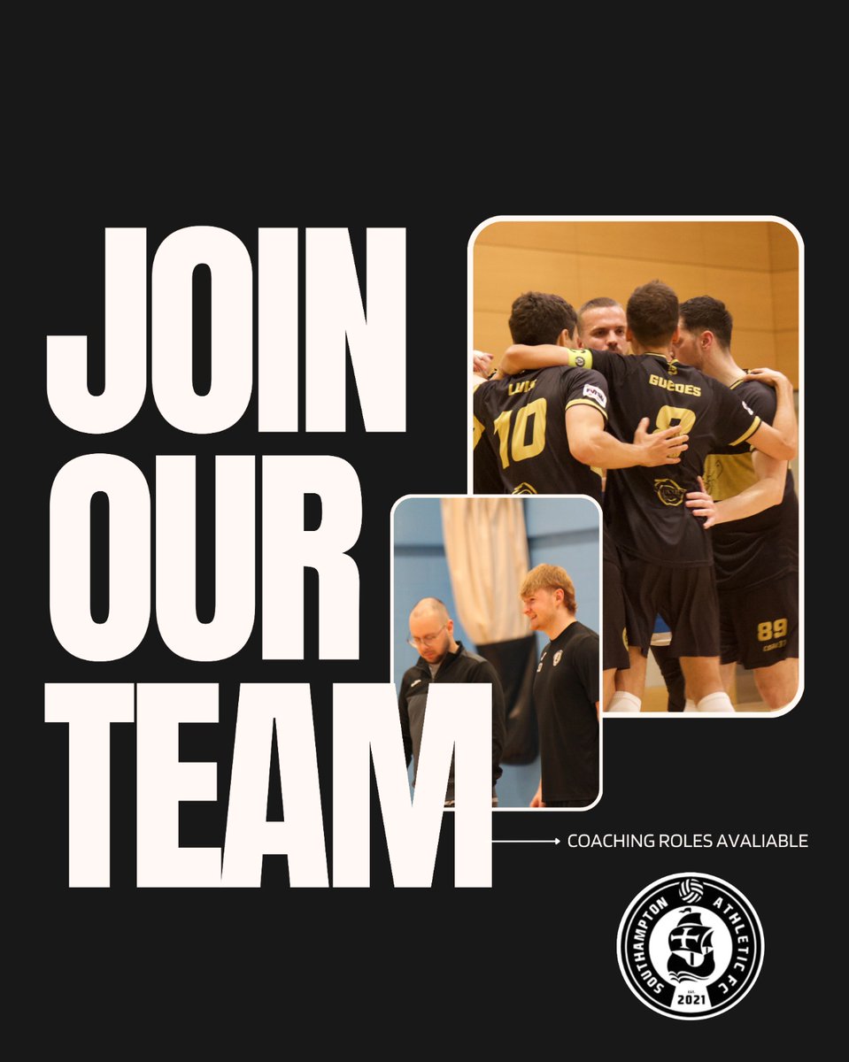 FutsalAthletic's tweet photo. 🚨 Coaching Opportunity!
We’re looking for passionate futsal coaches to join our Club!

🔥 Positions available:
•Women’s Team Coach
•Youth Academy Coach

Think you’ve got what it takes?
📩 DM us or email: southamptonathleticfc@gmail.com

#Futsal #Coaching #Southampton https://t.co/hDGJIRivQi