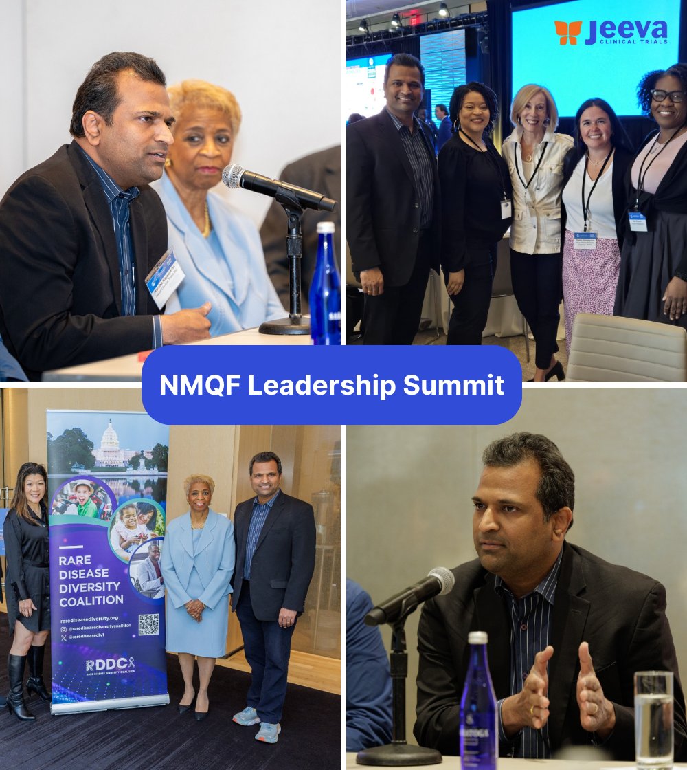 Incredible day at the 22nd NMQF Leadership Summit! 🙌 Honored to see our CEO, Dr. Harsha Rajasimha, speak on the Rare Disease Diversity in Clinical Trials panel. Grateful to join leaders advancing equity in rare disease care. 💙 #NMQFSummit #HealthEquity