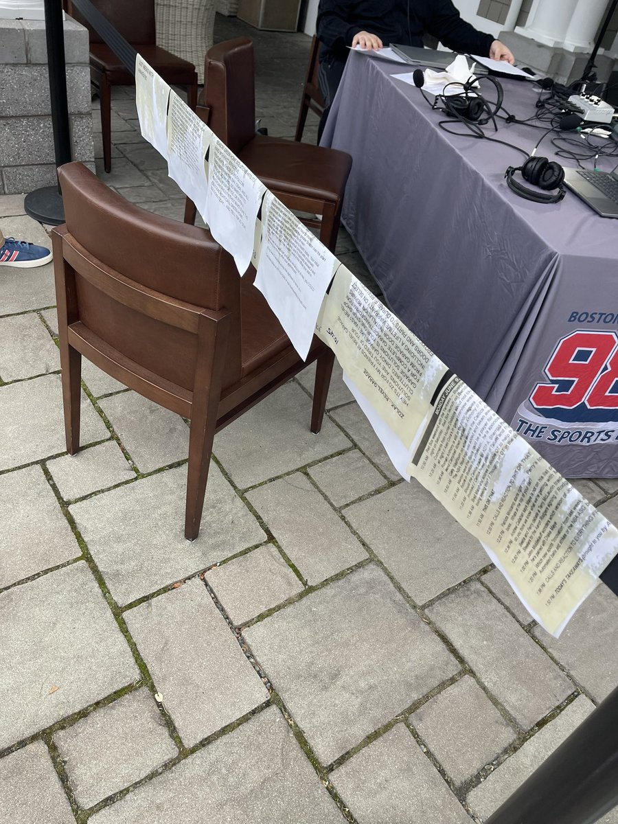Zolak & Bertrand (@zoandbertrand) on Twitter photo We are live from Brookmeadow Country Club in Canton for the “Who’s Your Caddy Classic”.
They have <a href="/tylermilliken_/">Tyler Milliken</a> doing headlines for us today. He was here for two seconds and did this… We are live from Brookmeadow Country Club in Canton for the “Who’s Your Caddy Classic”.
They have <a href="/tylermilliken_/">Tyler Milliken</a> doing headlines for us today. He was here for two seconds and did this…