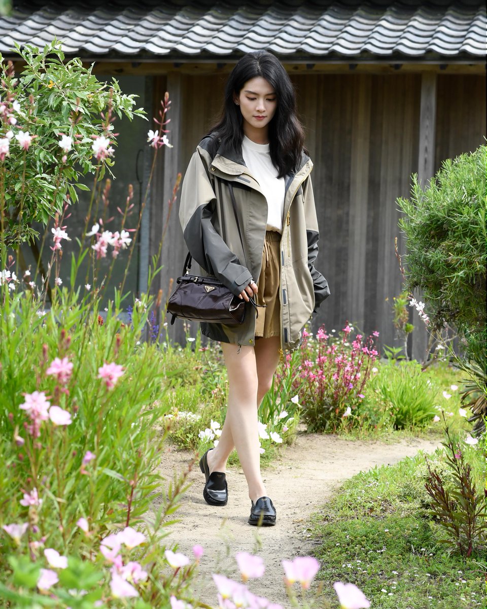 Prada's tweet image. Discover Prada Ambassador Chen Haoyu’s journey, a fusion of unfolding discoveries. Bridging moments of serene stillness and vibrant motion, this Prada Mode Osaka beautifully embodies the spirit of place and presence.

#Prada #PradaMode 
#ChenHaoyu