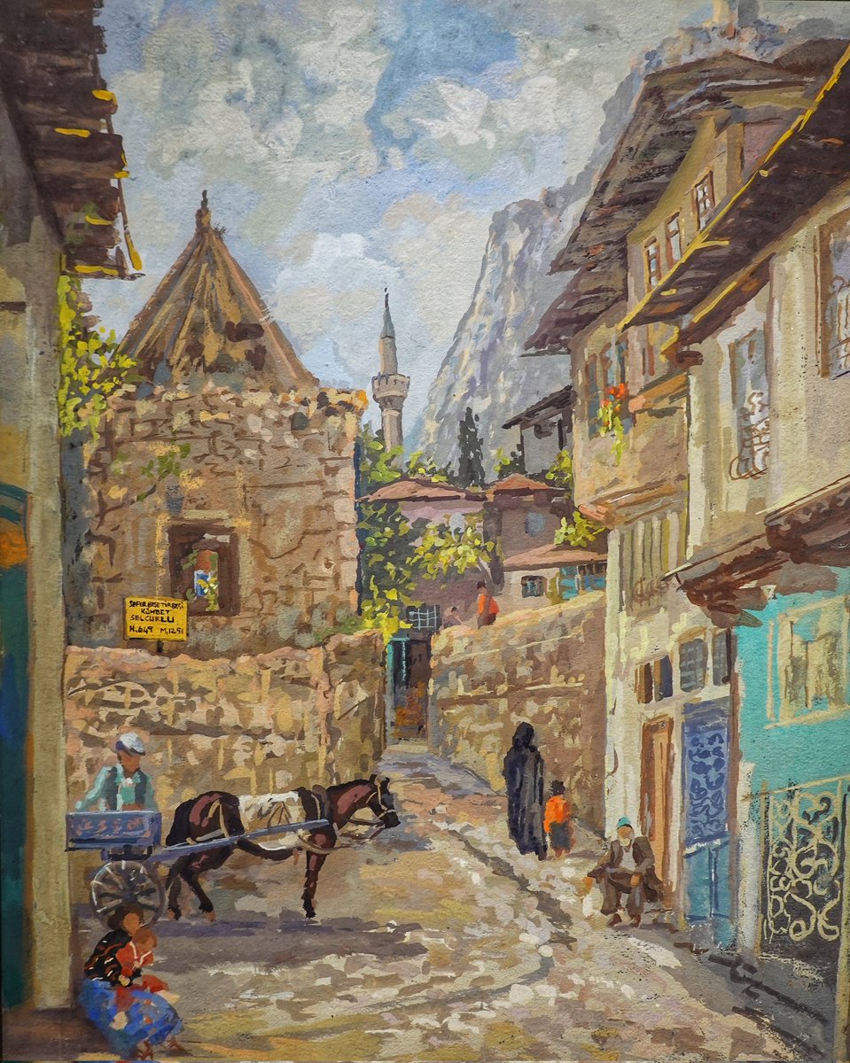 Tokat Seferbeşe Sokağı... Ressam Rahmi Pehlivanlı