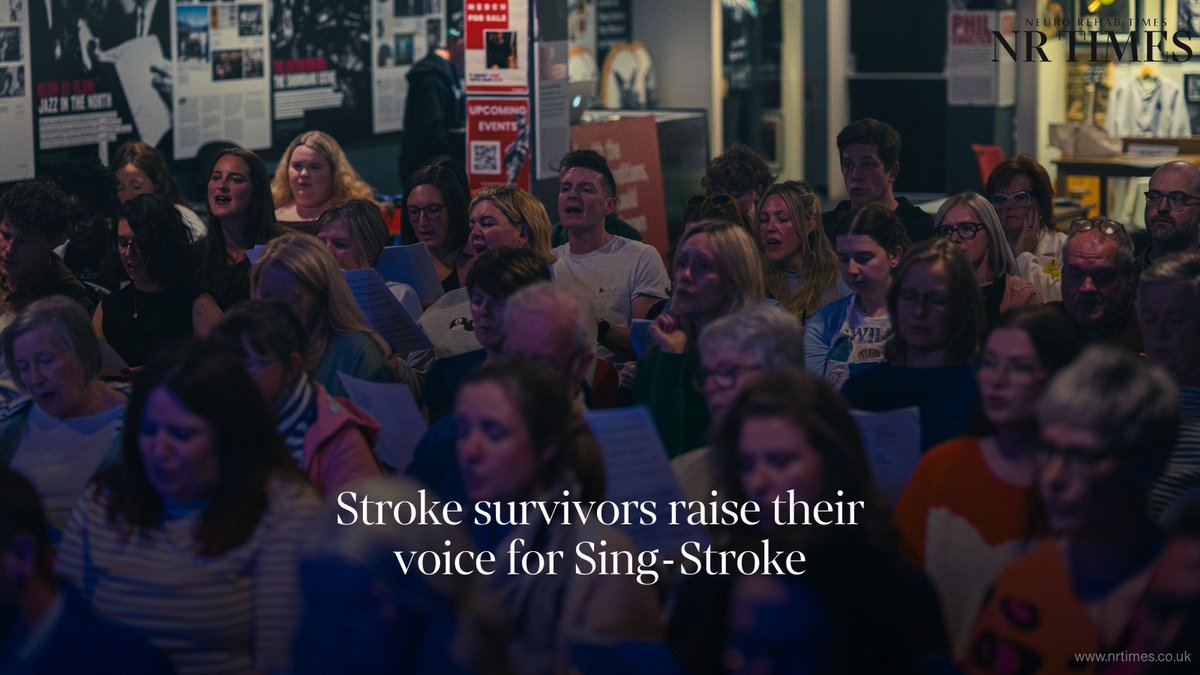 Neuro Rehab Times (@editornrtimes) on Twitter photo Stroke survivors and budding singers from across Northern Ireland raised their voice in a pop-up choir on 4th June to raise funds for the <a href="/TheStrokeAssoc/">Stroke Association</a>.
🔗 Full story: buff.ly/HclnKBi
#StrokeRecovery #AphasiaAwareness #Sing4Stroke #NeuroRehab #StrokeSupport Stroke survivors and budding singers from across Northern Ireland raised their voice in a pop-up choir on 4th June to raise funds for the <a href="/TheStrokeAssoc/">Stroke Association</a>.
🔗 Full story: buff.ly/HclnKBi
#StrokeRecovery #AphasiaAwareness #Sing4Stroke #NeuroRehab #StrokeSupport