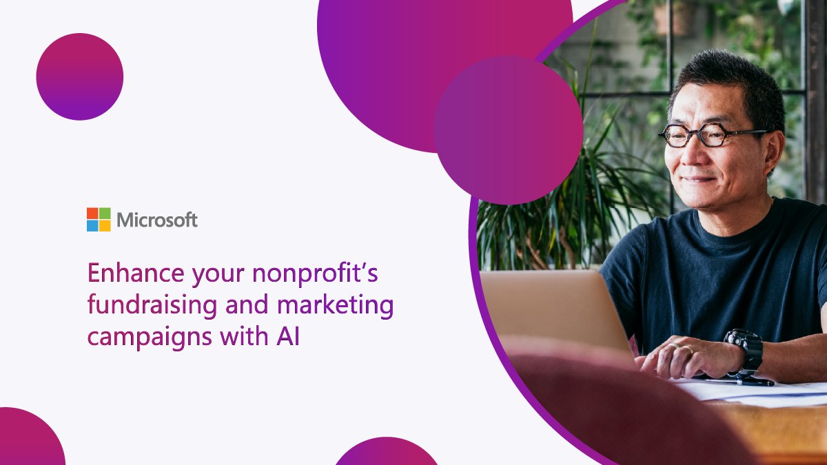 ✨ Elevate Your Nonprofit Campaigns with AI! ✨ Discover the transformative power of AI in fundraising and marketing. Download the e-book Nine Steps to Optimize your Fundraising and Marketing Campaigns with AI now! #AI #Fundraising #Marketing #Nonprofit aka.ms/AFP25-ebook