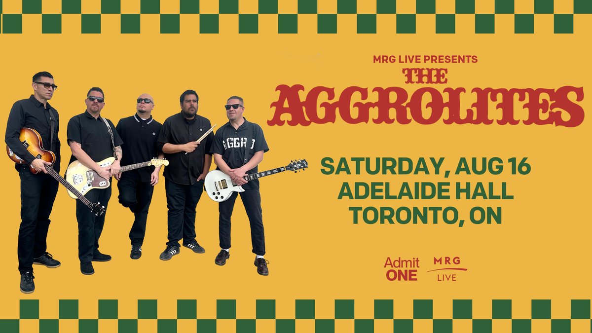 Adelaide Hall (@adelaidehallto) on Twitter photo Get ready to groove with <a href="/AggrolitesOG/">TheAggrolitesOG</a> when they bring their unique live show to our stage on August 16th!
Enter below for a chance to win a pair of tickets before they go on sale!
๐: bit.ly/4jJtr5n
Presale | 6/10 at 10AM ET, code: AGGRO
On Sale | 6/11 at 10AM ET Get ready to groove with <a href="/AggrolitesOG/">TheAggrolitesOG</a> when they bring their unique live show to our stage on August 16th!
Enter below for a chance to win a pair of tickets before they go on sale!
๐: bit.ly/4jJtr5n
Presale | 6/10 at 10AM ET, code: AGGRO
On Sale | 6/11 at 10AM ET