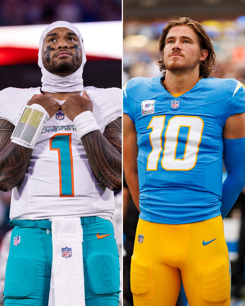 Which QB are you taking? 🤔

❤️ = Tua Tagovailoa
🔁 = Justin Herbert