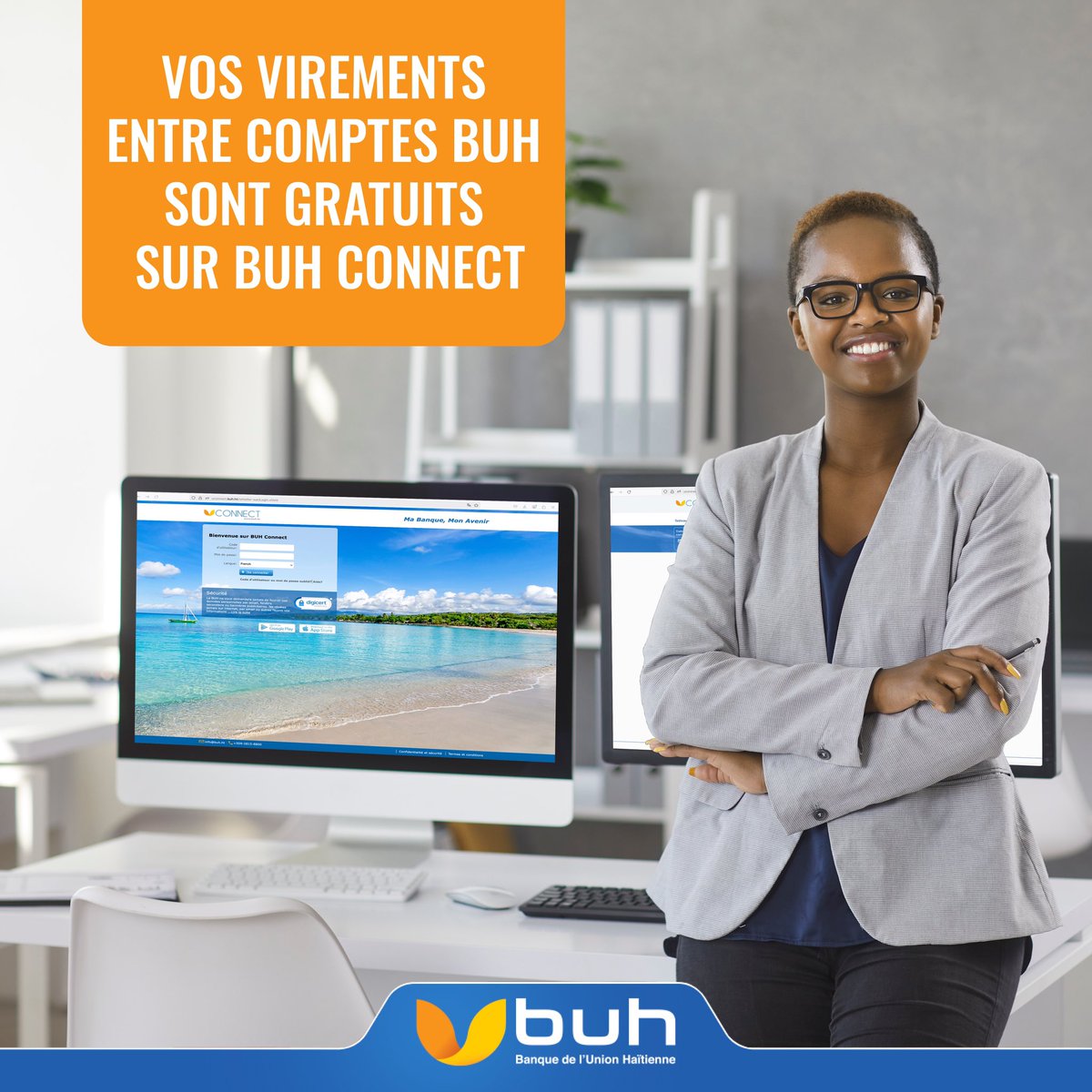 Réalisez des économies en utilisant nos services de banque en ligne.