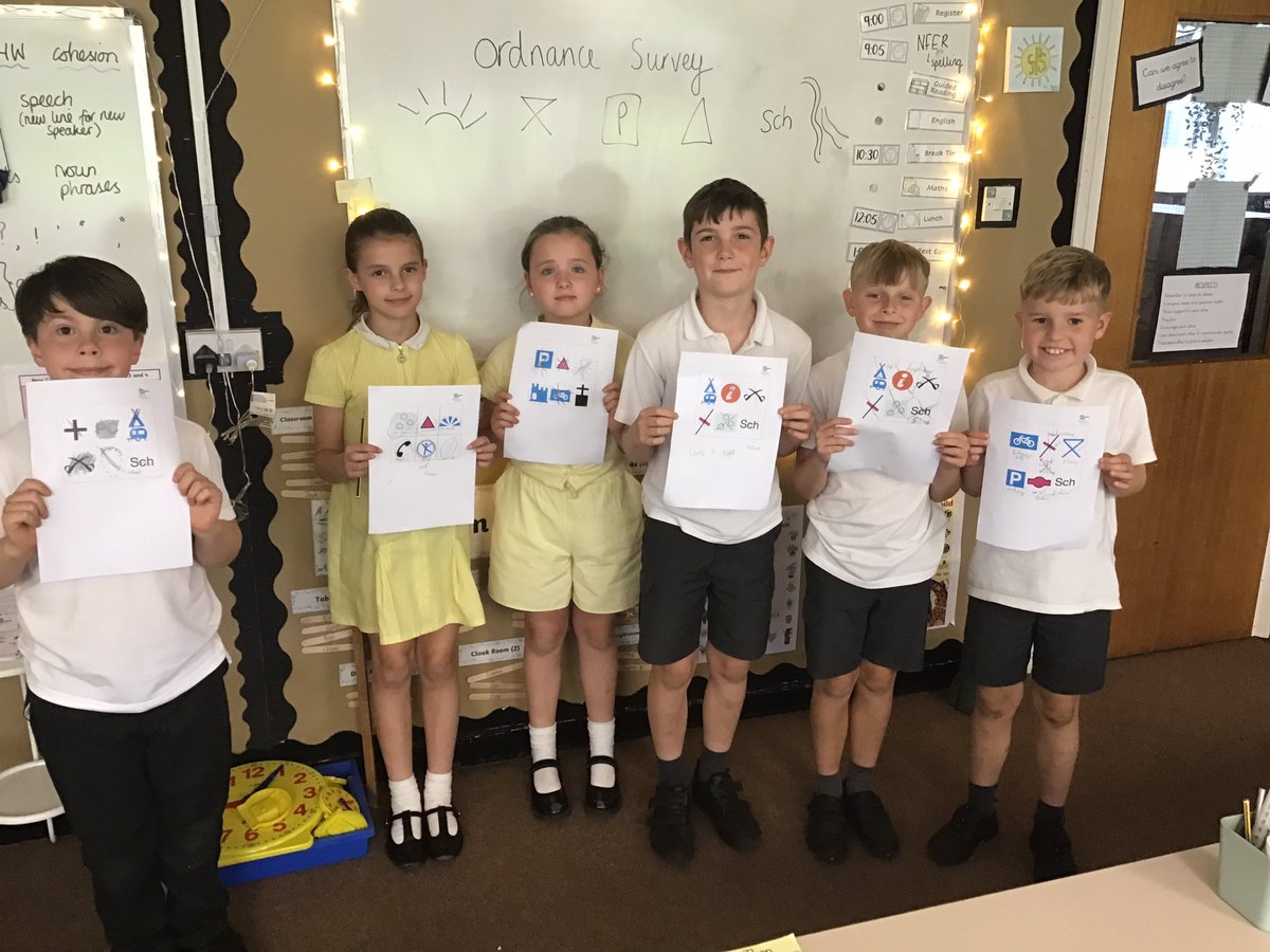 The winners of ‘a line’ and ‘full house’ in Ordnance survey map symbol bingo!