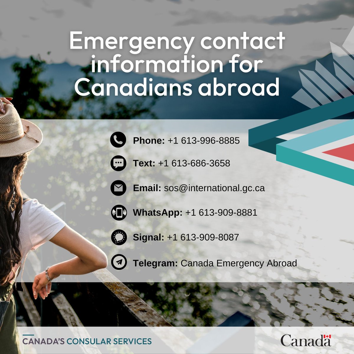 📢 La Embajada de Canadá en Madrid estará cerrada al público este miércoles, 11 de junio de 2025. 

🍁 Nuestros servicios consulares siguen disponibles 24/7 para ofrecer ayuda de emergencia a ciudadanos y ciudadanas canadienses en España y Andorra.