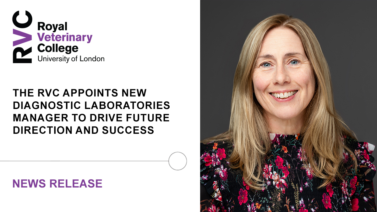 🥼 The RVC has appointed Dr Libby Graham – a European specialist in Veterinary Microbiology – as its new Diagnostic Laboratories Manager, who joins the Pathobiology and Population Sciences Department, located at the RVC’s Hawkshead campus.  

➡️ Read more: rvc.uk.com/diagnostic-lab…