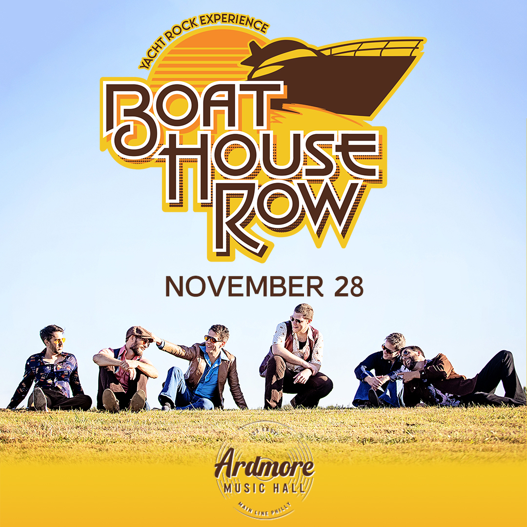 The premier yacht rock experience Boat House Row Band docks on our stage once again for a night of smooth sailin' jams this fall ⛴️⚓

🎟️ tixr.com/pr/social/1455…