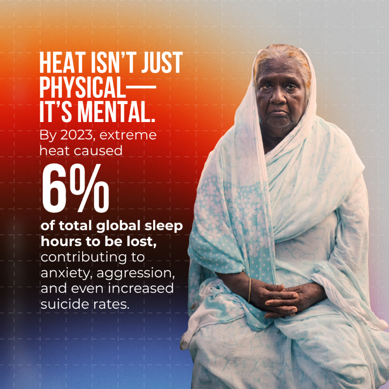 ifrc's tweet photo. Extreme heat is an invisible killer.

It kills 490,000 people annually but that’s just the tip of the iceberg. Many deaths go uncounted due to poor tracking and underreporting.

Explore the report produced by the @IFRC and the @RCClimate. 👇