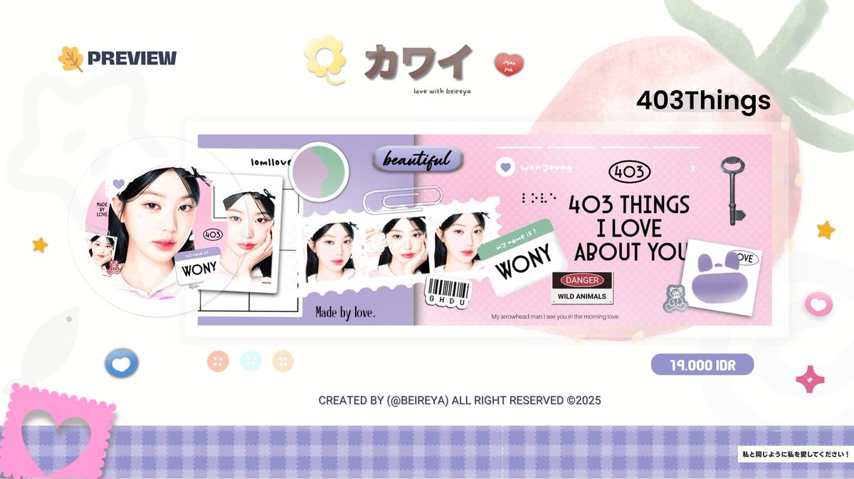 Hallo... Help repost ? Thank you~!! 

Haloo! aku ada bawa layout readystock wonyoung yang bisa di jemput sekarang melalui dm ya.

🤗 mt@ after dm ya

#zonauang #zonajajan